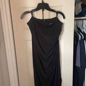 Le Chateau black semi-formal gown